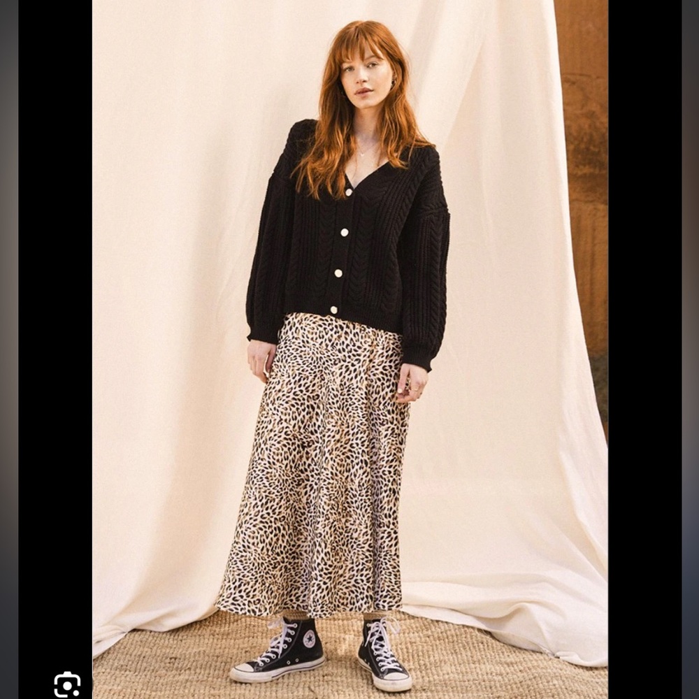 New Molly Bracken Leopard‎ Print Skirt